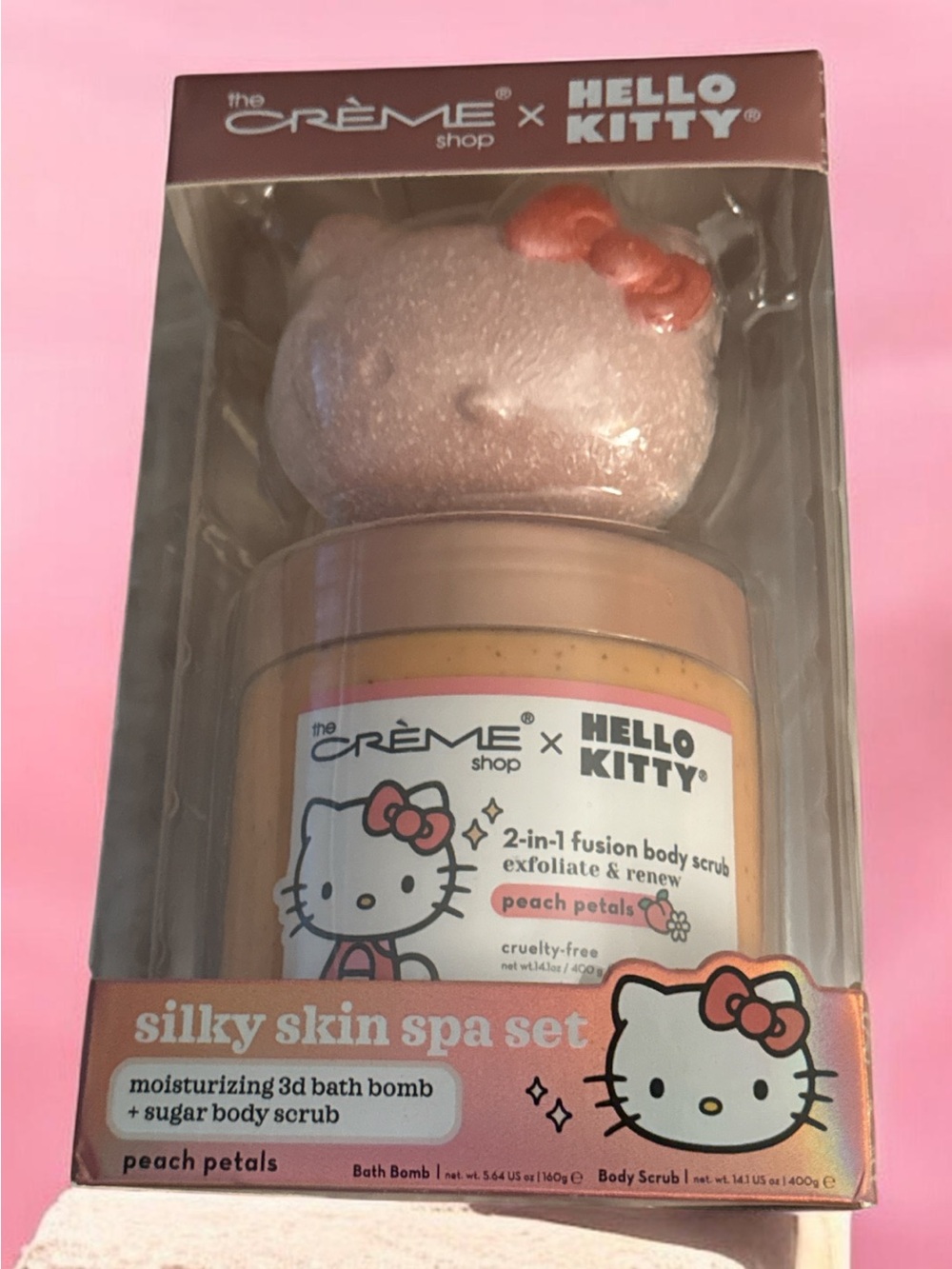 Peach Petals Silky Skin Spa Set